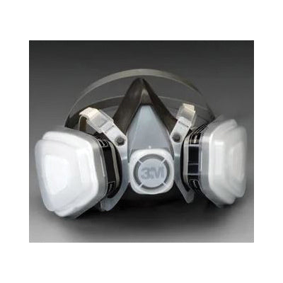 3M 7192 Half Mask 5000 Series Disposable Respirator, medium size, P95 filter class, providing efficient filtration for occupational safety and air quality.