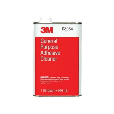 3M 08984 General Purpose Adhesive Cleaner – 1 Quart | Safe Removal of Adhesive Residue, Tar, and Grease from Automotive Surfaces