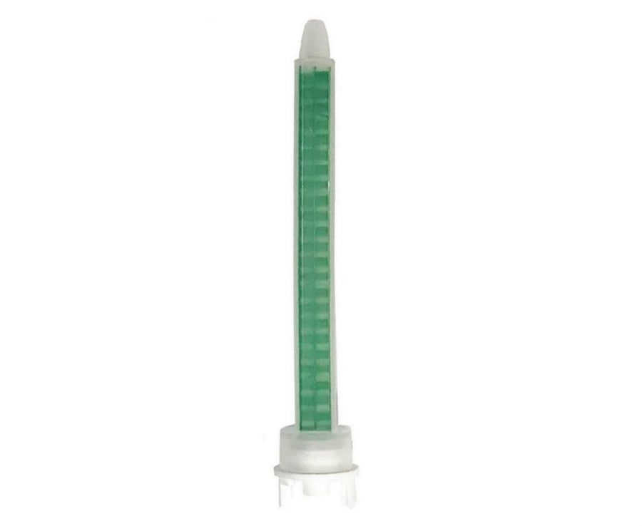 SMG-0050 Static Mixing Nozzles (Each), a high-performance adhesive mixer designed for precise blending of two-component adhesives and sealants with 16 internal mixing elements.