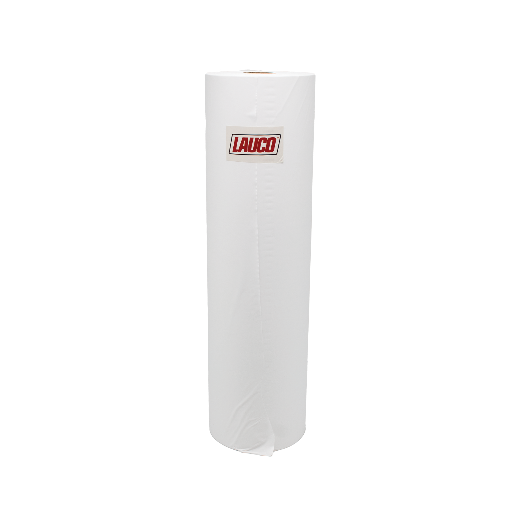 PMP750W-18 White PE Masking Paper (18 Inches x 750 Inches), designed for automotive, industrial, and refinishing applications, ensuring superior bleed-through resistance, excellent adhesion, and durability.