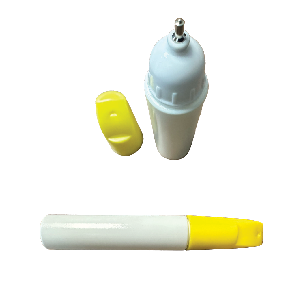 TP-2001 Touch-Up Pen, a high-precision applicator designed for quick and seamless paint touch-ups, ensuring controlled application and professional-grade results.