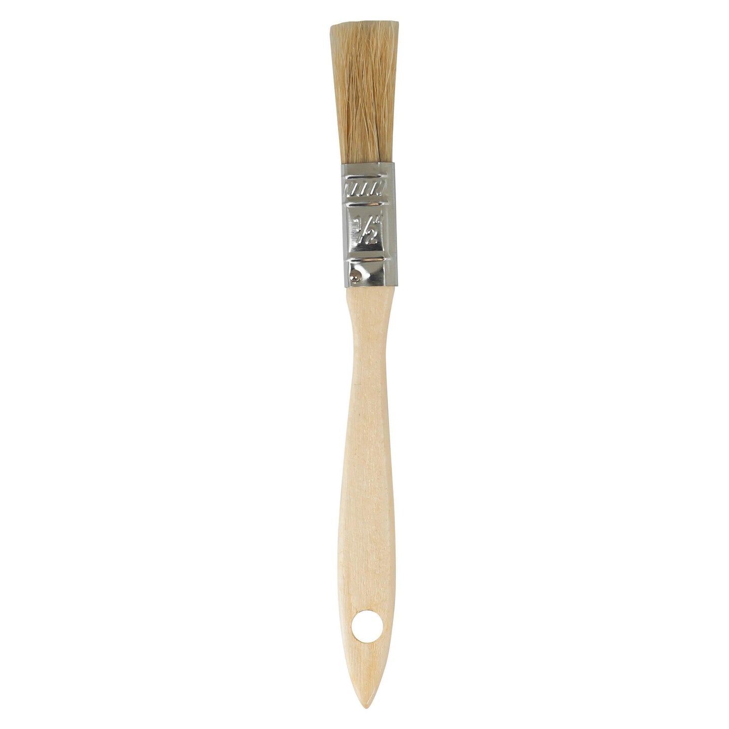 AES 601 1.5 inch paint brush with wood handle and white china bristles, disposable brush for paint, glue, or adhesives