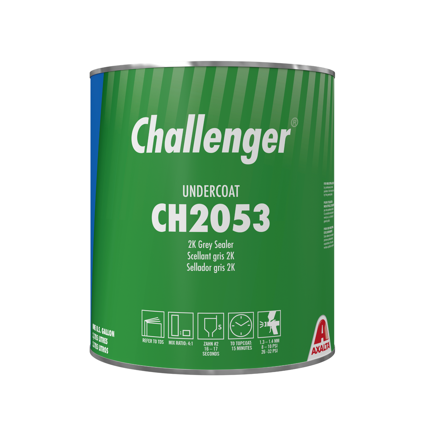 Challenger CH2053 2K Grey Sealer – professional automotive primer-sealer in 1 gallon container.