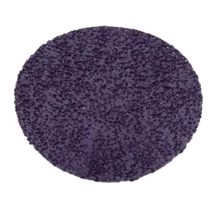 Single 3M Cubitron / Roloc disc 3 inches, P36 grit, with rugged purple abrasive surface