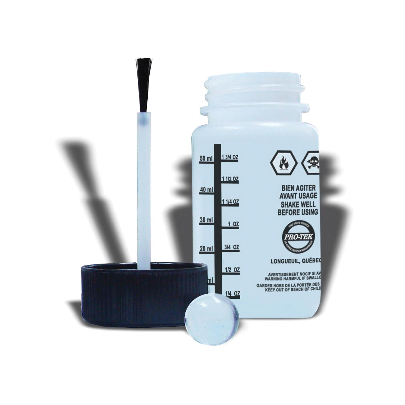 Plastic Bottles with Mixing Ball Inside for Touch-Up Paint Applicator Brush in Cap, designed for automotive, industrial, and DIY applications, ensuring precise paint mixing, accurate color matching, and professional results.