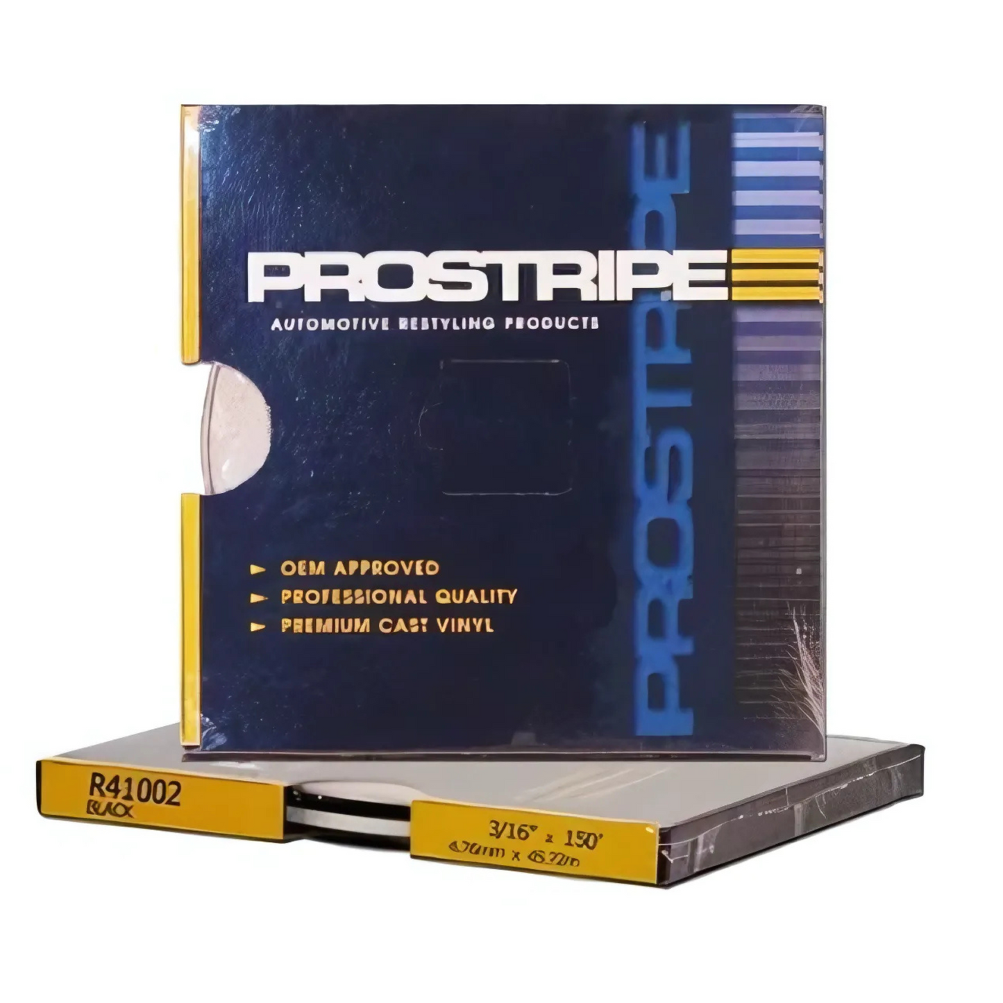 PRS R41002 N BLACK STRIPE TAPE 3/16 IN X 150FT