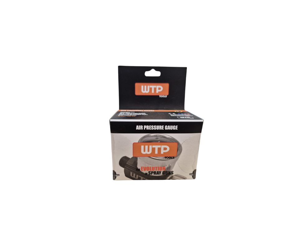 WTP Air Pressure Regulator, a high-performance pressure gauge designed for precise air control in spray guns and pneumatic tools, ensuring accurate pressure measurement and reliable operation.