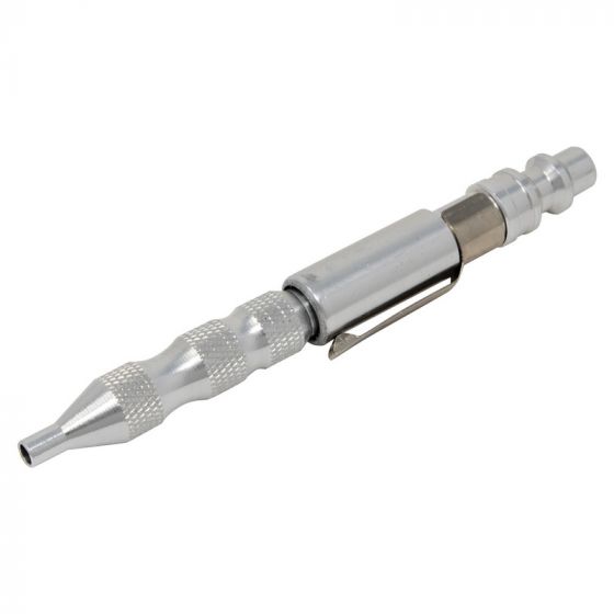 AES Industries 315M Pocket Clip Blow Gun – 4-Inch Aluminum Air Tool with 1/4-Inch Coupler