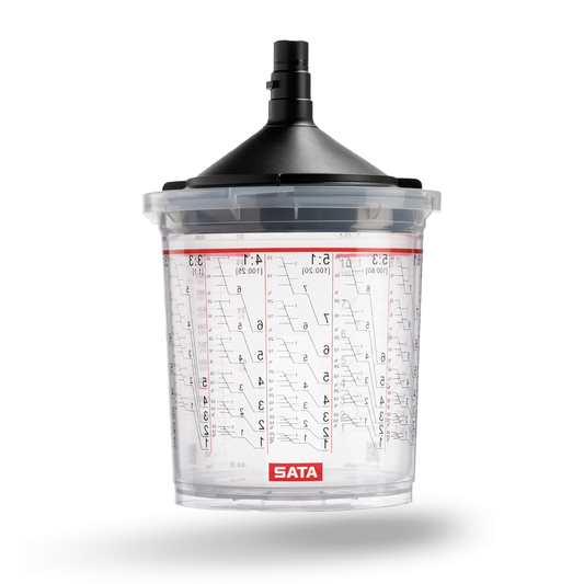 SATA LCS 0.65 L DISPOSABLE LINER CUPS WITH 200 MICRON FILTERS (PACK OF 50)