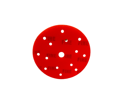 Single Bosna ADC13 FN 15-hole automotive foam sanding disc in fine grit for precise surface finishing