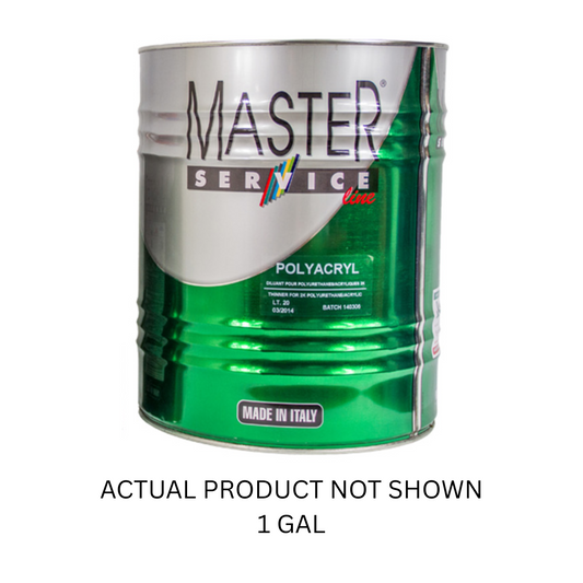 1-gallon MS mixed paint can labeled for automotive and industrial refinishing, designed for professional use in auto body shops, marine restoration, and industrial applications.