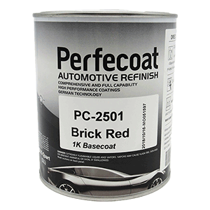 Perfecoat PC-2501 Brick Red 2K Toner – premium automotive refinishing paint in a 1 Quart container, designed for professional applications.