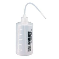 DeVilbiss DV.DPC-8 gun cleaning wash bottle with angled nozzle and measuring marks