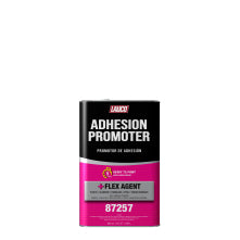 LAP7257 LAUCO Adhesion Promoter + Flex Agent – 1-quart rectangular can with black and pink label, designed for plastic, metal, and fiberglass paint prep.