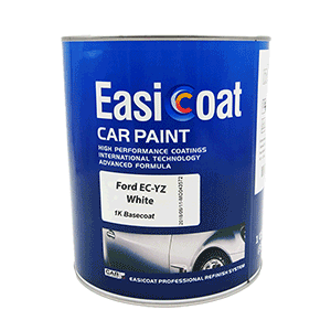 EC-YZ Ford White Basecoat – 1 Gallon Factory Pack by EasiCoat