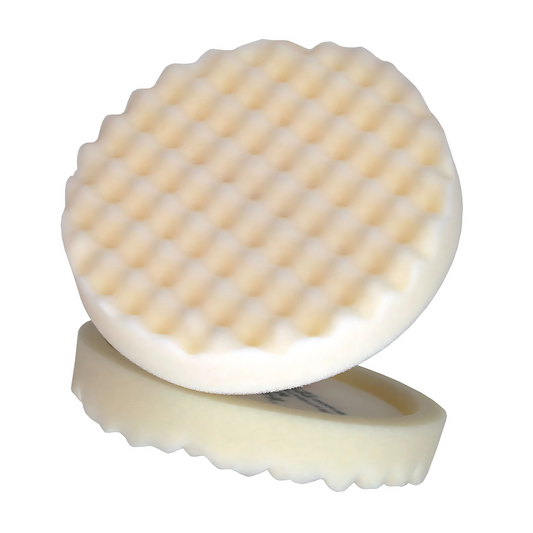 3M 5737 SINGLE SIDED COMPOUND PAD 8 INCHES WHITE