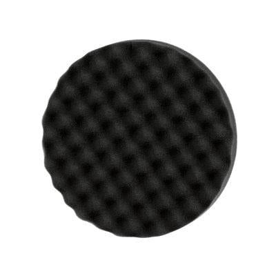 Single 3M 5725 8-inch black compounding pad, designed for aggressive polishing in automotive paint correction.
