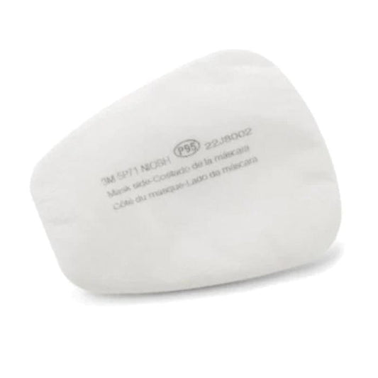 Single 3M 7194 P95 particulate filters, providing NIOSH-approved protection against oil and non-oil based particles, compatible with 3M respirator systems.