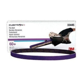 3M 33445 1/2 INCHES W X 18 INCHES L CUBITRON FILE BELT P60 GRIT EACH 1