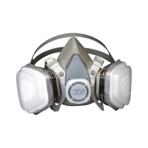 3M 7191 Half Mask 5000 Series Disposable Respirator, small size, P95 filter class, designed for comfortable and reliable respiratory protection in industrial environments.
