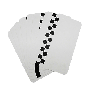 GMC 7779 White Gray Metal Sprayout Cards – Pack of 100 for Paint Matching
