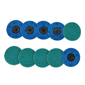 QCD24566 3-Inch Quick Change Disc 36 Grit (Box of 25), designed for heavy-duty sanding and grinding applications, ensuring fast material removal, superior durability, and reduced heat buildup for professional-grade results.