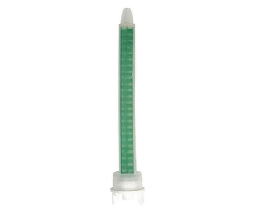 SMG-0050 Static Mixing Nozzles (Each), a high-performance adhesive mixer designed for precise blending of two-component adhesives and sealants with 16 internal mixing elements.