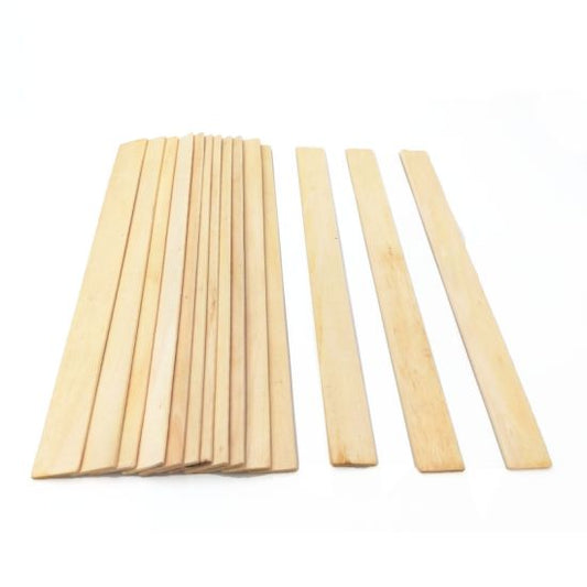 Mixing Sticks Box 20, durable wooden stir sticks designed for precise mixing applications in automotive, industrial, and crafting environments.