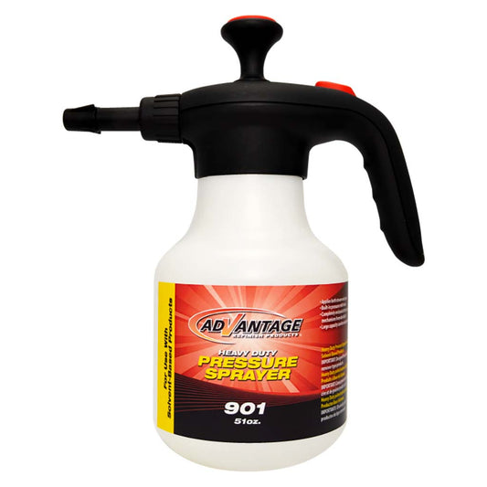 ADV 901 heavy-duty pressure sprayer for solvent-based cleaners, 51 oz capacity with ergonomic handle