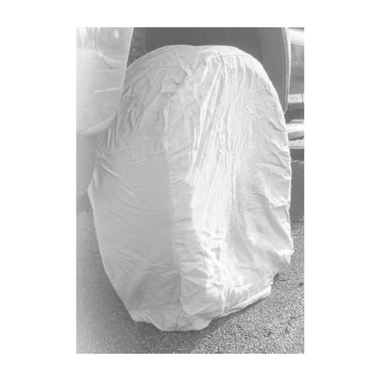 AES 30239 truck wheel masker for oversized vehicle wheels (4-pack canvas cover)