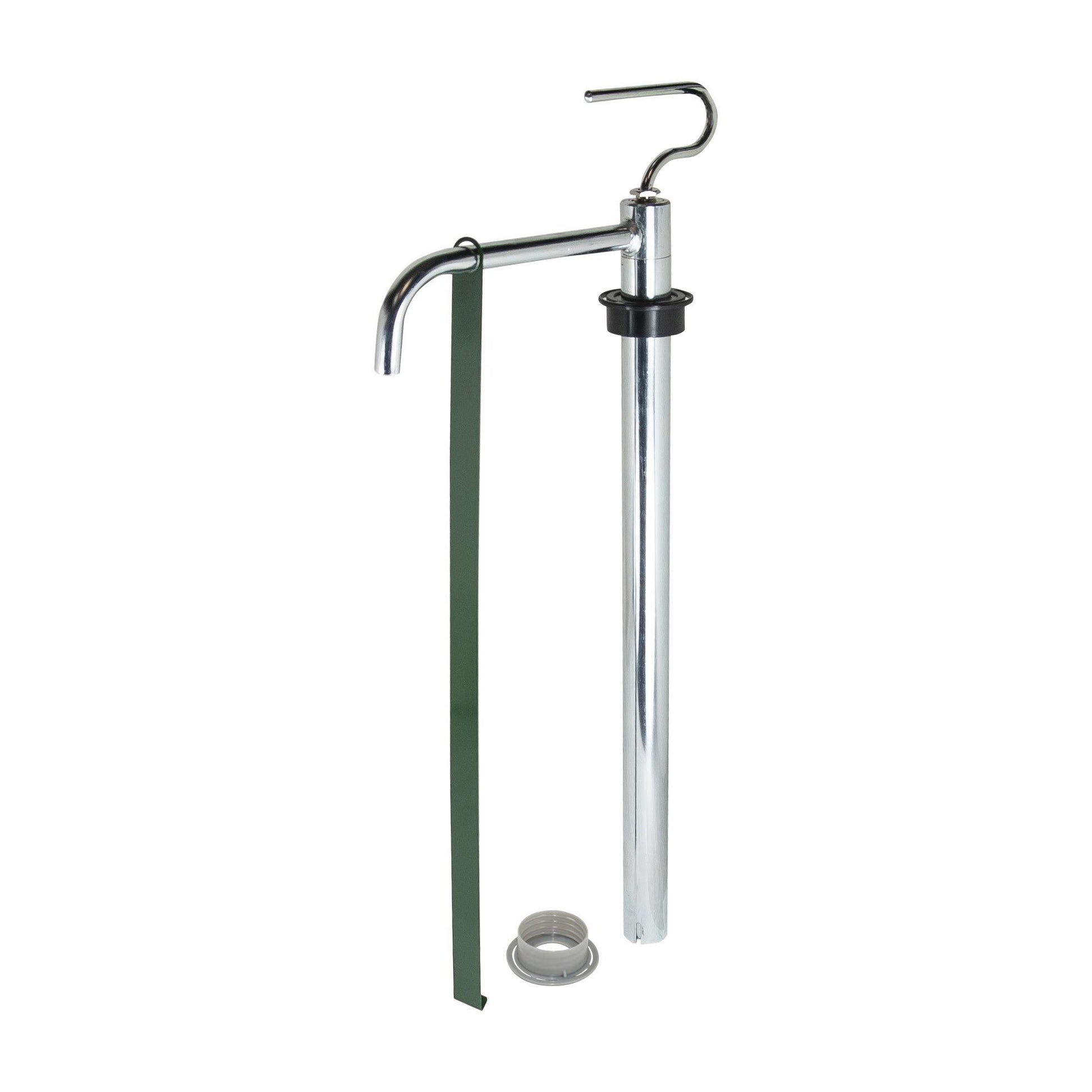 AES 745 steel pail pump for 5 and 6 gallon containers, rust-proof and solvent-resistant