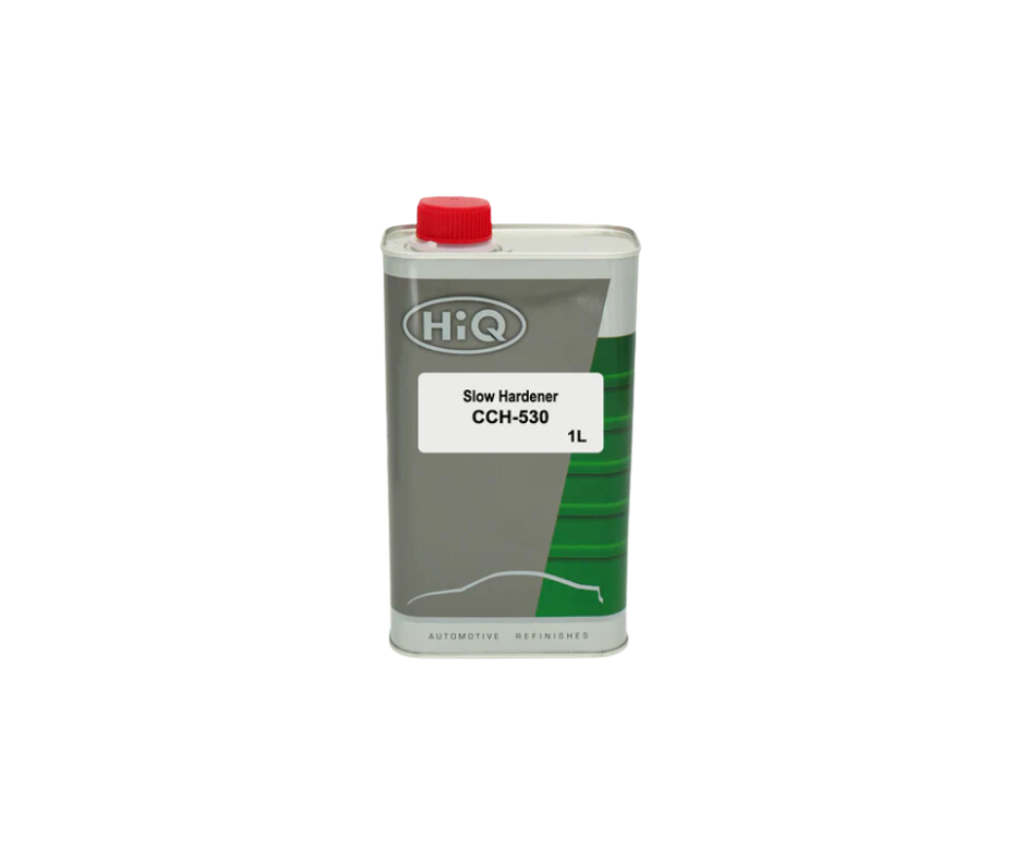 HI CCH-530 Slow Hardener, designed for automotive, marine, and industrial refinishing, ensuring extended drying time, superior adhesion, and long-lasting durability.