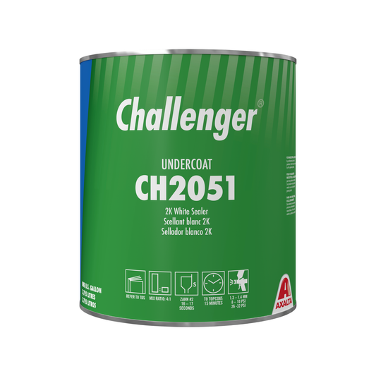 Challenger CH2051 2K White Sealer – professional automotive primer-sealer in 1 gallon container.