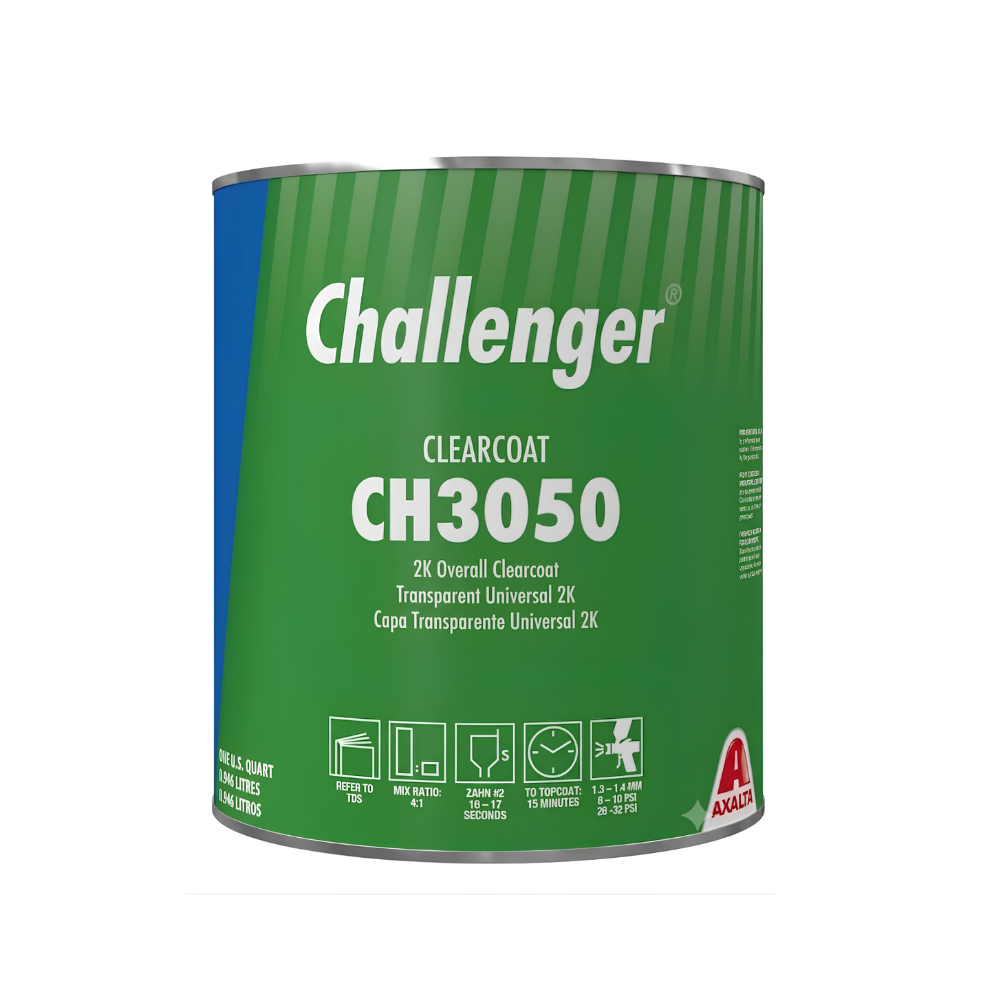 Challenger CH3050 2K Overall Clearcoat – 1 quart automotive refinishing clear.