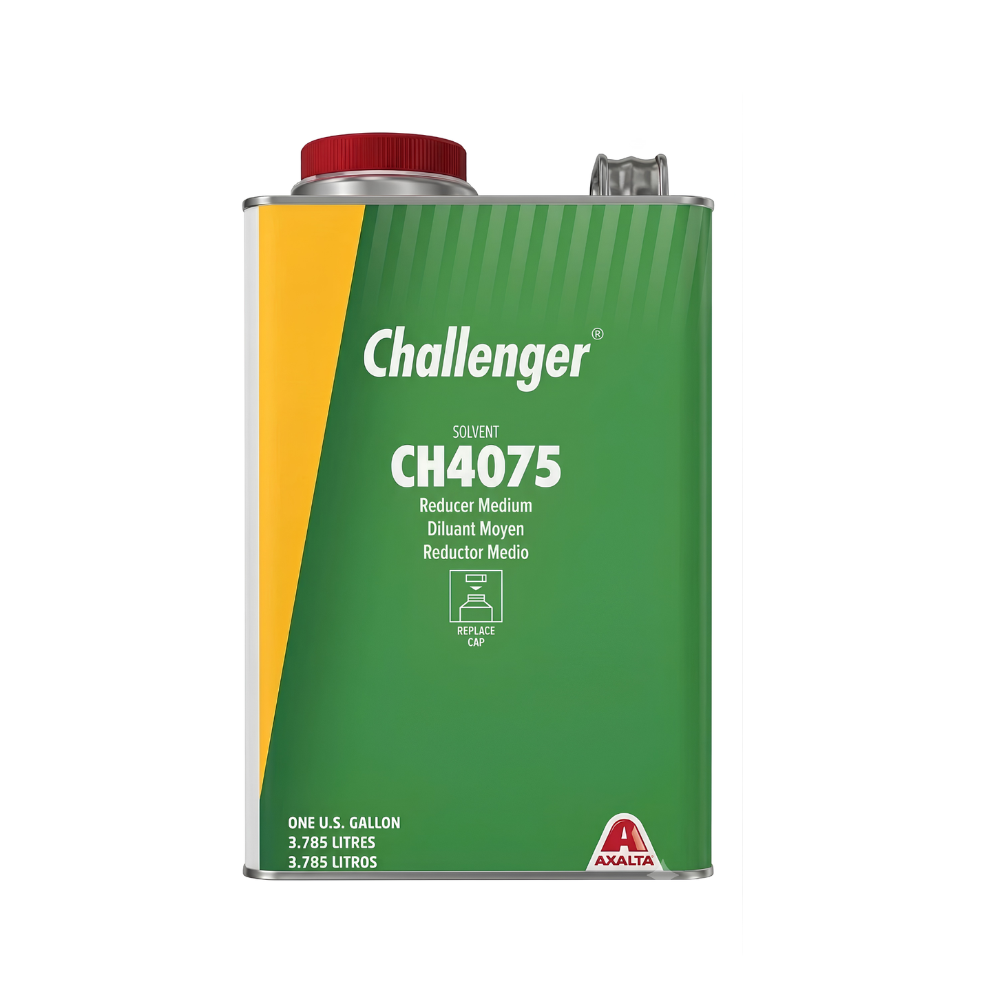 Challenger CH4075 Medium Reducer – clear liquid automotive solvent in 1 gallon container.