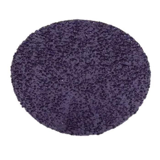 Single 3M Cubitron / Roloc disc 3 inches, P36 grit, with rugged purple abrasive surface