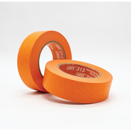 LAUCO 313 Orange Masking Tape L19542 – 2 inch (48 mm) masking tape, box of 20 rolls.