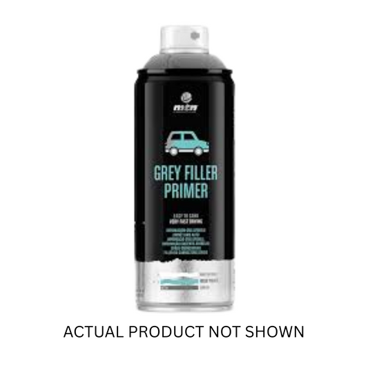 MST.840 LT Grey Primer Filler, a high-build spray primer designed to smooth imperfections and enhance paint adhesion, ensuring fast drying and easy sanding.