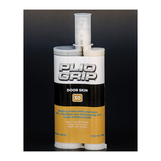PLIOGRIP® Panel Bonding Repair (PLI 1508, 220 mL), designed for automotive, industrial, and composite repair applications, ensuring strong adhesion, durability, and precise application with a 15-minute application time.