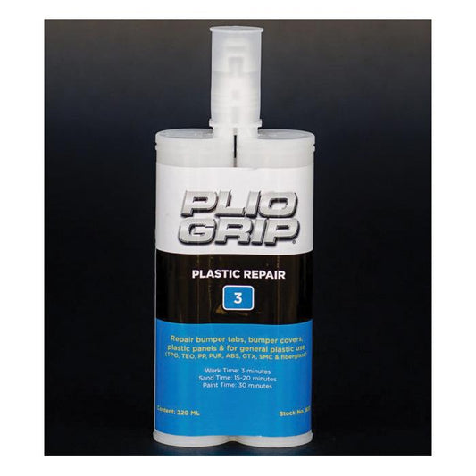 PLIOGRIP® Panel Bonding Repair (PLI 8001, 220 mL), designed for automotive, industrial, and composite repair applications, ensuring strong adhesion, durability, and precise application with a 3.5-minute application time.