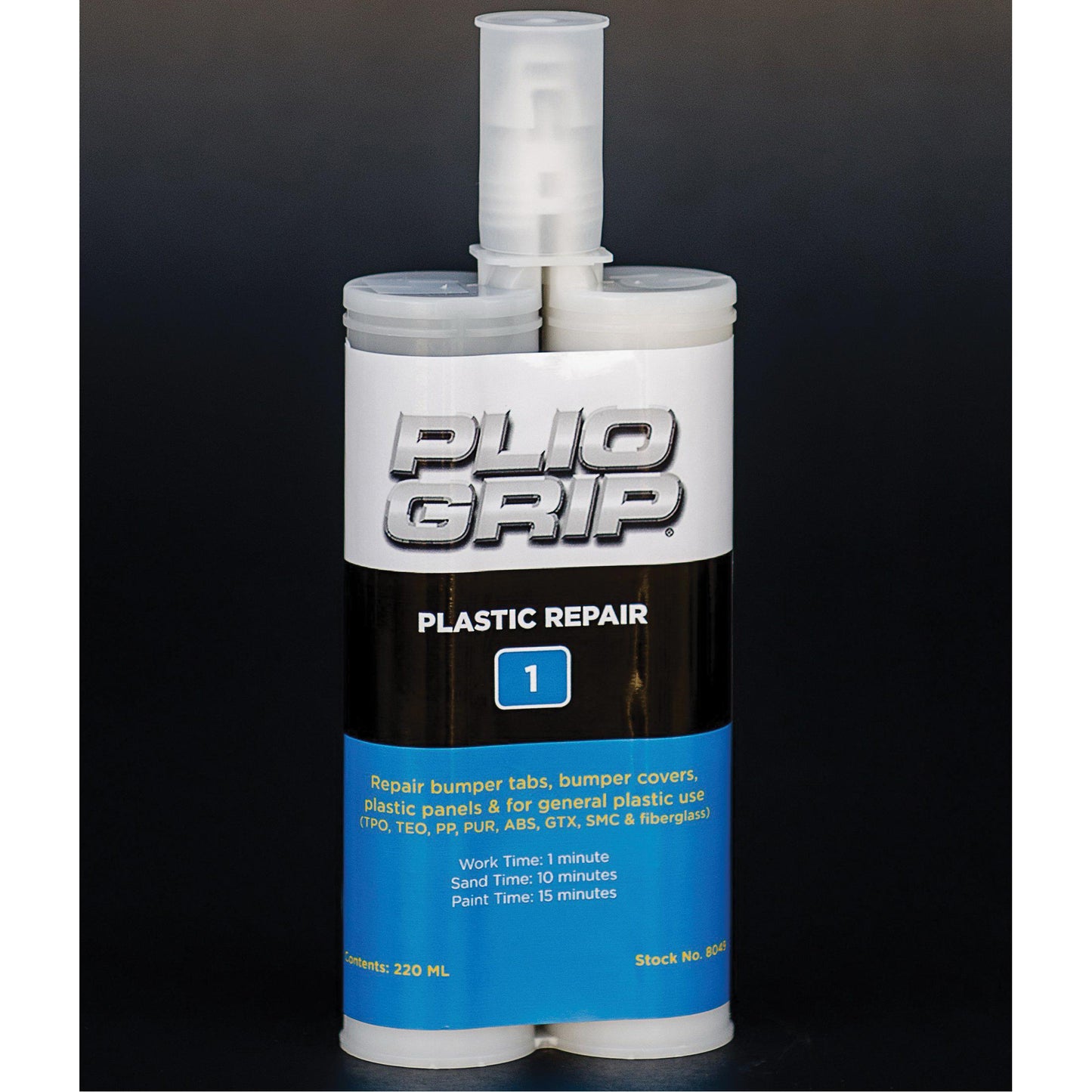 PLIOGRIP® Panel Bonding Repair (PLI 8049, 220 mL), designed for automotive, industrial, and composite repair applications, ensuring strong adhesion, durability, and precise application with a 15-minute application time.