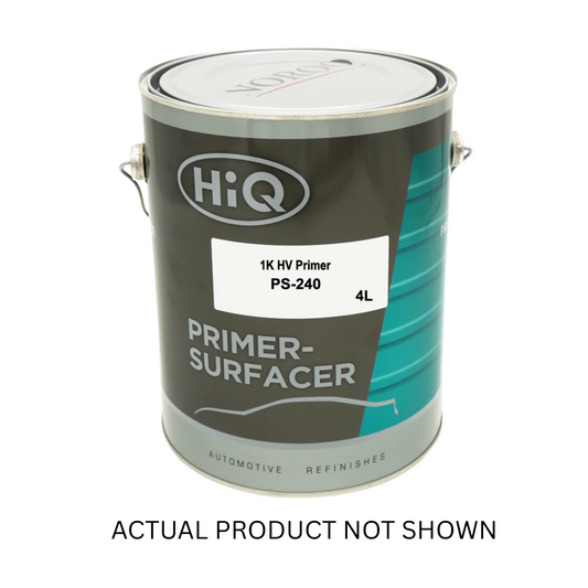 PS-240 1K Primer (1-Gallon), designed for automotive refinishing applications, ensuring excellent adhesion, smooth coverage, and fast drying for professional-grade results.
