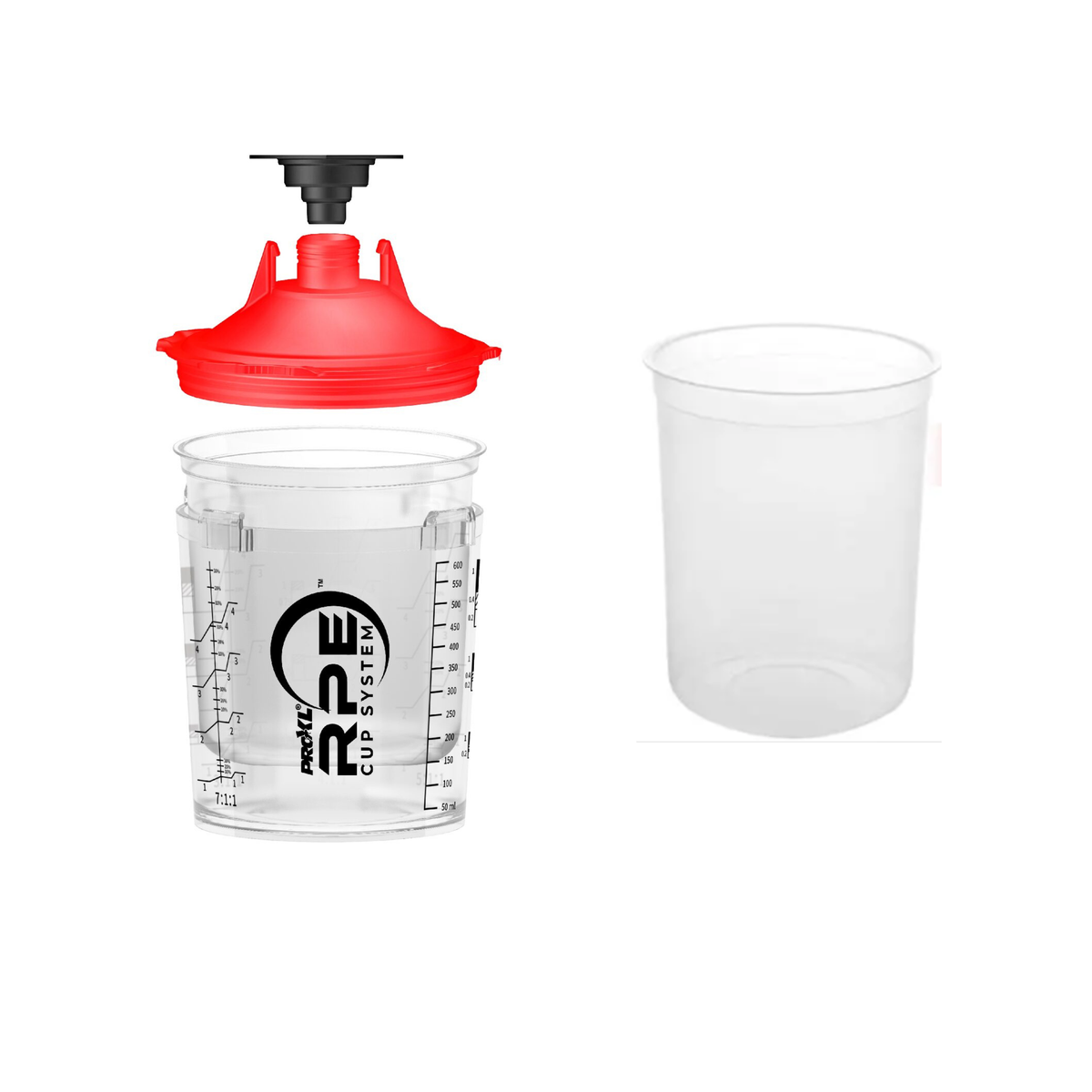 ProXL PROXL RPE CUP SYSTEM 125MIC 13.5OZ/400ML for automotive refinishing applications.