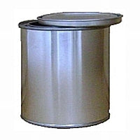 SNW Quart Empty Paint Can (Box of 5), a durable metal container designed for efficient paint repackaging and storage, ensuring secure sealing and optimized paint preservation.