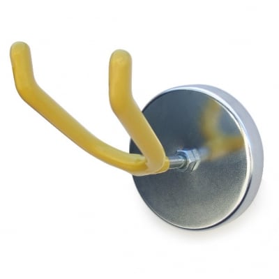 Titan 19991 Magnetic Spray Gun Holder, a durable and convenient storage solution designed to securely hold gravity feed spray guns, ensuring quick access and organized workspace.