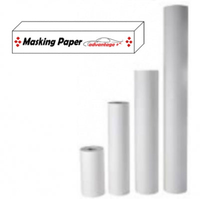 ADV 66018 premium white treated masking paper roll – 18-inch width for paint protection and masking