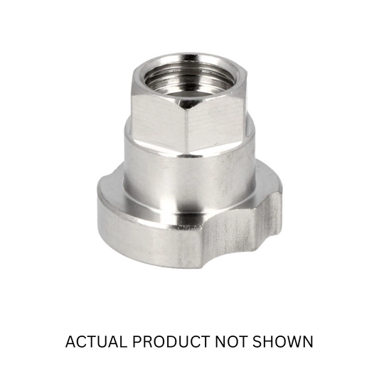 WTP A1 Adapter 1.0, a high-quality aluminum adapter designed for seamless compatibility with disposable paint cup systems, ensuring secure attachment and optimal material flow.