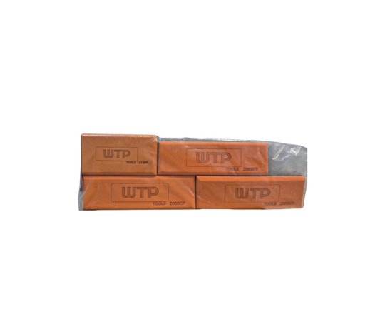 WTP Sanding Block Kit (Box of 4), a versatile and ergonomic sanding solution designed for precise surface preparation and finishing, ensuring flexibility and quick abrasive changes.