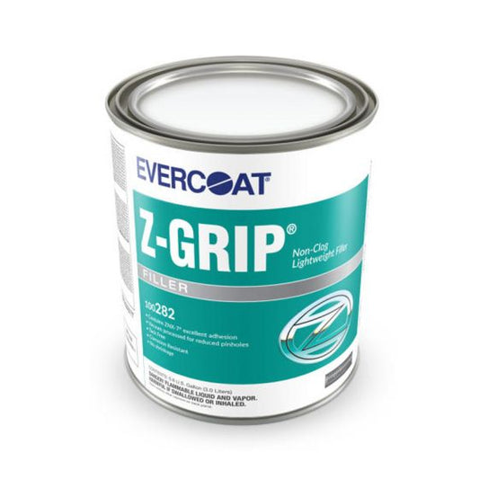 Evercoat Z-GRIP Lightweight Body Filler FIB 282 – 1 Gallon, with ZNX-7 and Hattonite for modern metal surfaces