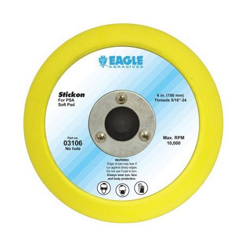 Kovax Tolecut sanding disc – dry sanding for high-precision auto refinishing. Soft pad with ye/ow edge and metal center for sanding applications.